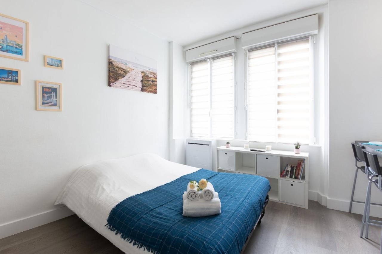 بريست Yannig, Charmant Studio Renove A Recouvrance المظهر الخارجي الصورة